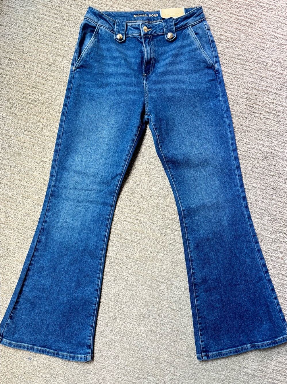 👖 michael kors — selma flare jeans 👖